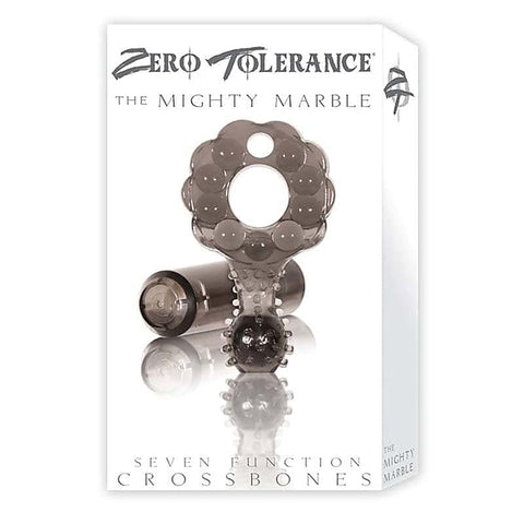 Crossbones Mighty Marble Single Bullet by Evolved - Cock Rings