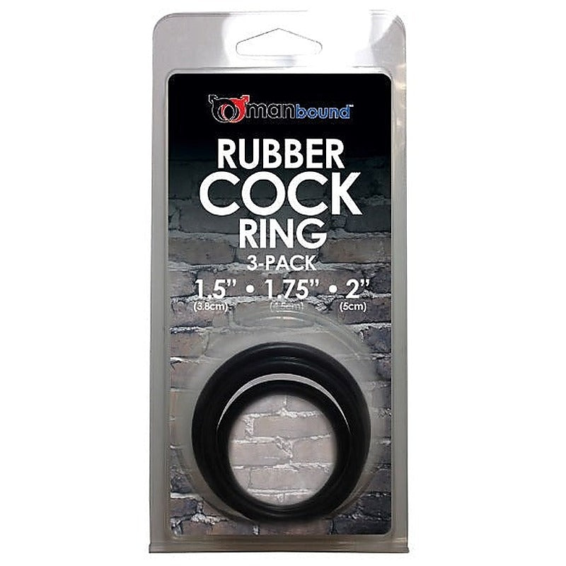 Manbound Cock Rings 3 Pack Metal by Sportsheets - Cock Rings