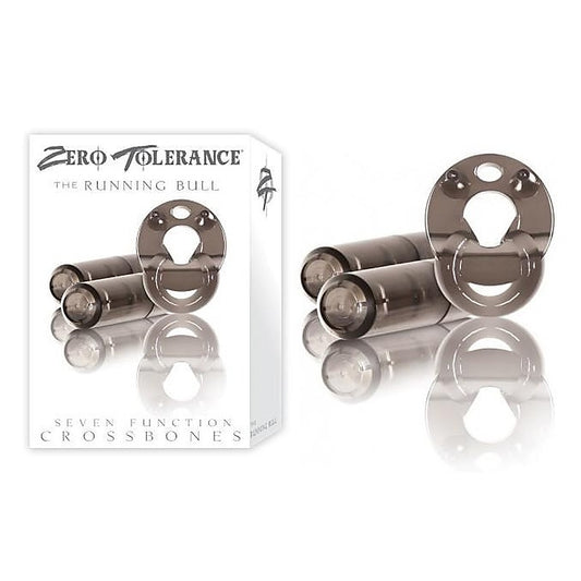 Zero Tolerance Crossbones Running Bull Vibrating Cock Ring