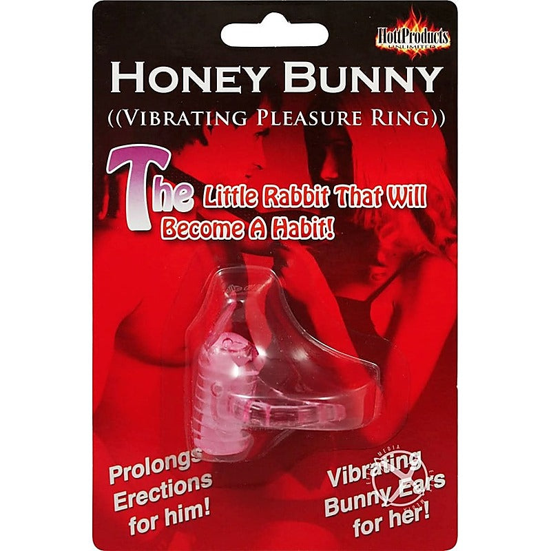 Premium Honey Bunny Vibro Ring by Hott Products - Vibrating Cock Rings