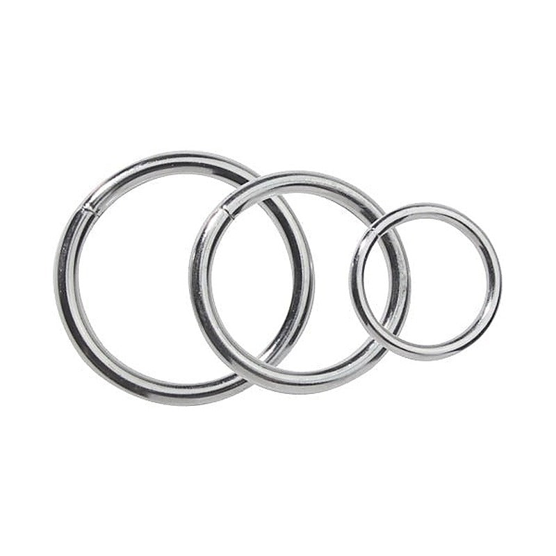Nickel Metal C Ring Set by Spartacus Enterprises - Cock Rings