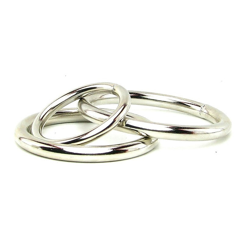 Nickel Metal C Ring Set by Spartacus Enterprises - Cock Rings