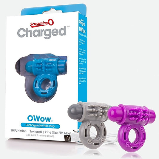 ScreamingO Charged Owow Vibrating Cock Ring - Cock Rings