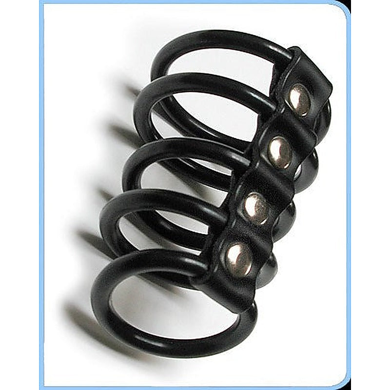 Kinklab 5 Gates of Hell Rubber - Cock Rings