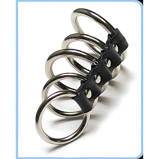 Kinklab 5 Gates of Hell Steel - Cock Rings