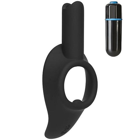Kink Cock Jock Silicone C-Ring 38mm Vibrating by Doc Johnson - Vibrating Cock Rings
