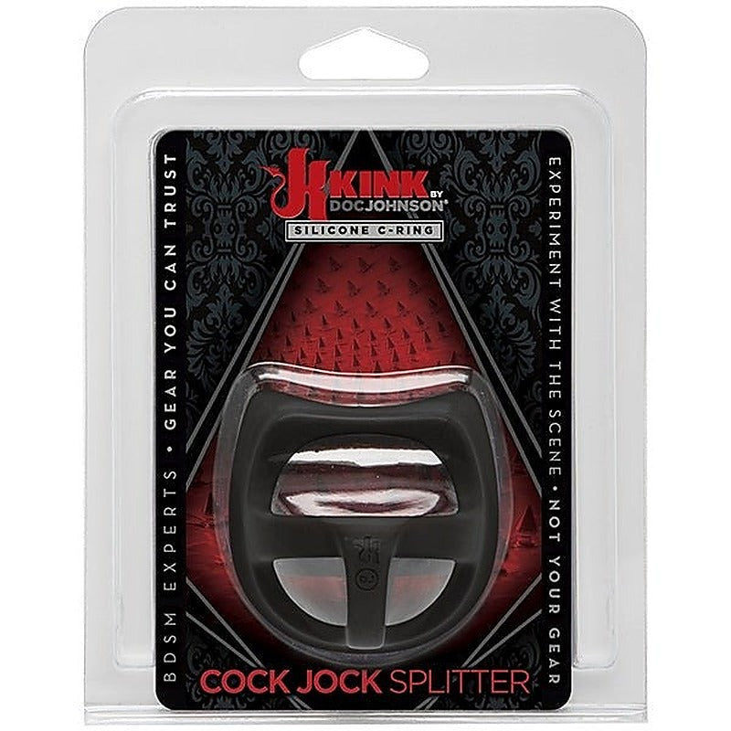 Kink Cock Jock Silicone Splitter by Doc Johnson - Cock Rings