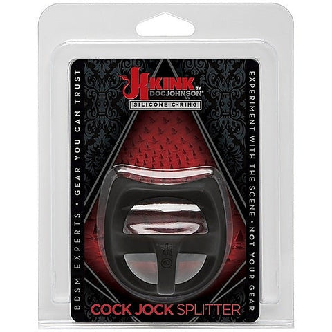 Kink Cock Jock Silicone Splitter by Doc Johnson - Cock Rings