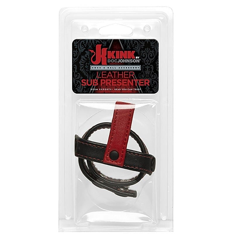 Kink Cock and Balls Sub Presenter by Doc Johnson - Stretchy Cock Rings