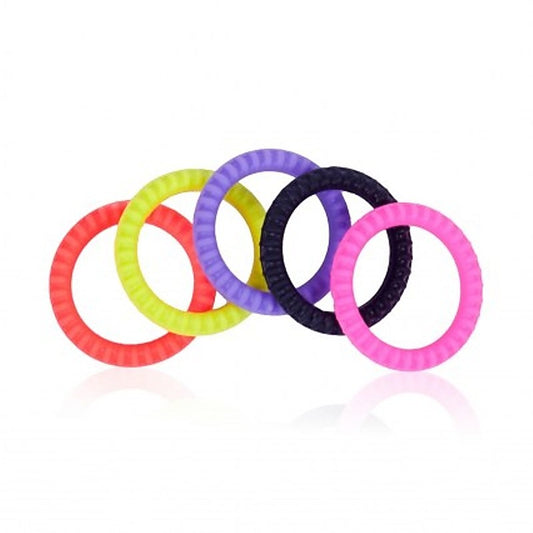 Erection Commander Stretchy Cock Ring 5 Pack