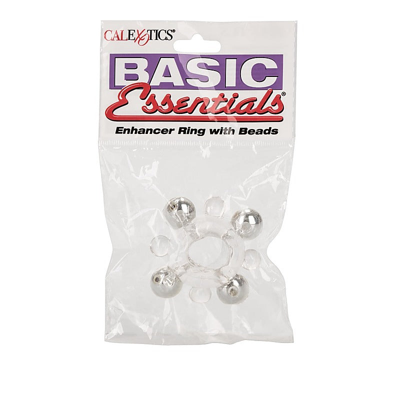 Erection Enhancer Cock Ring with Beads by California Exotics - Stretchy Cock Rings