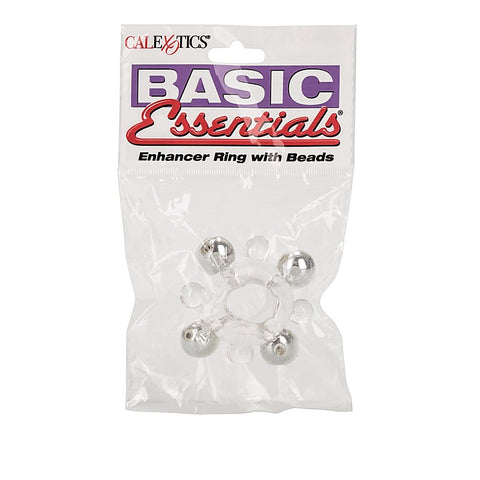 Erection Enhancer Cock Ring with Beads by California Exotics - Stretchy Cock Rings