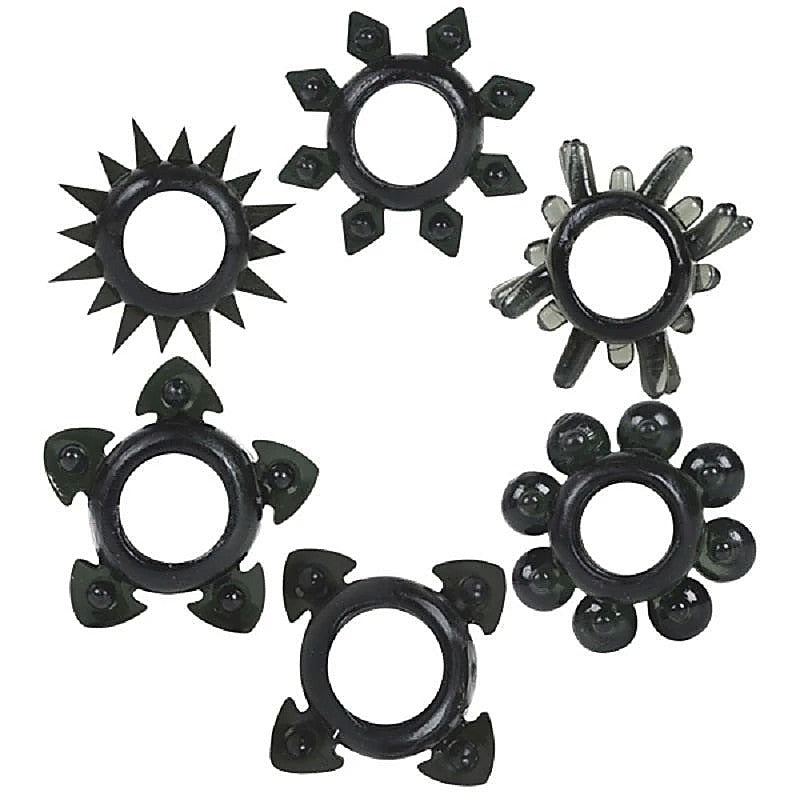 Tower of Power Stretchy Cock Rings by Doc Johnson - Stretchy Cock Rings