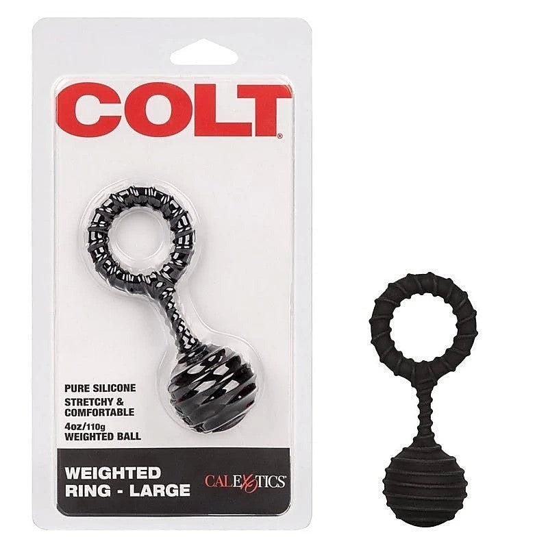 Colt Weighted Mens Pleasure Silicone Cock Ring - Cock Rings