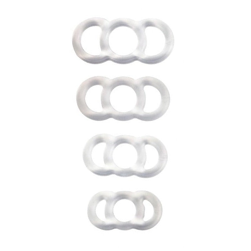 ComFit Silicone Cock Rings by Shots Toys - Stretchy Cock Rings