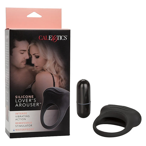 Silicone Lovers Arouser Vibrating Cock Ring - Cock Rings