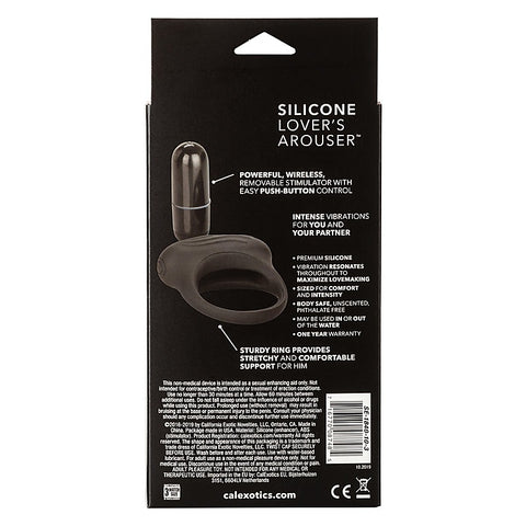 Silicone Lovers Arouser Vibrating Cock Ring - Cock Rings