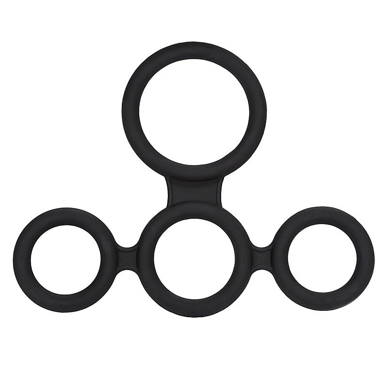 California Exotics Big Mans Spreader Stretchy Cock Ring - Ball and Cock Toys