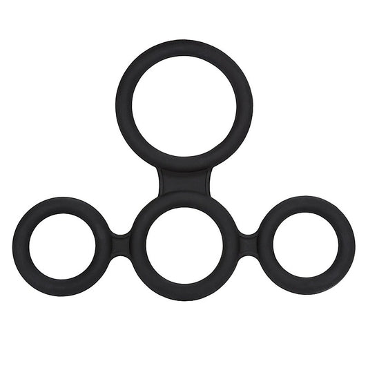 California Exotics Big Mans Spreader Stretchy Cock Ring - Ball and Cock Toys