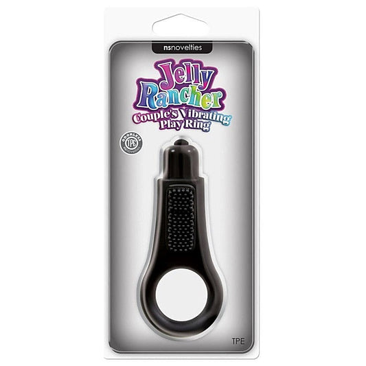 Jelly Rancher Couples Vibrating Play Ring Black