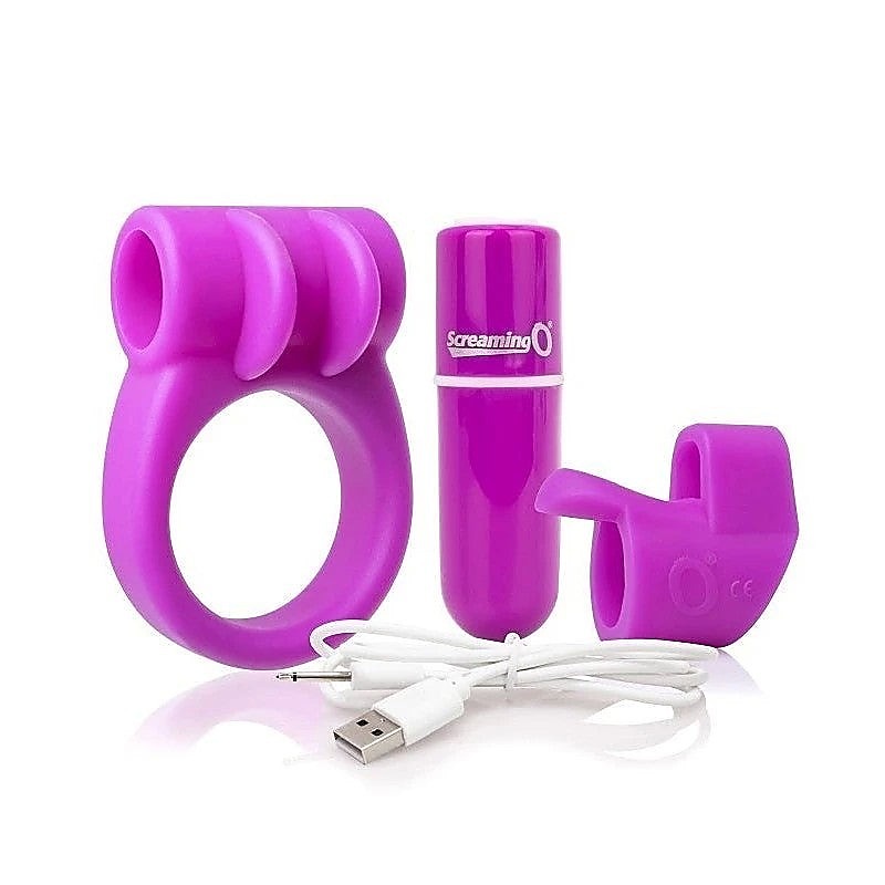 Charged CombO Purple by Screaming O - Sex Kits