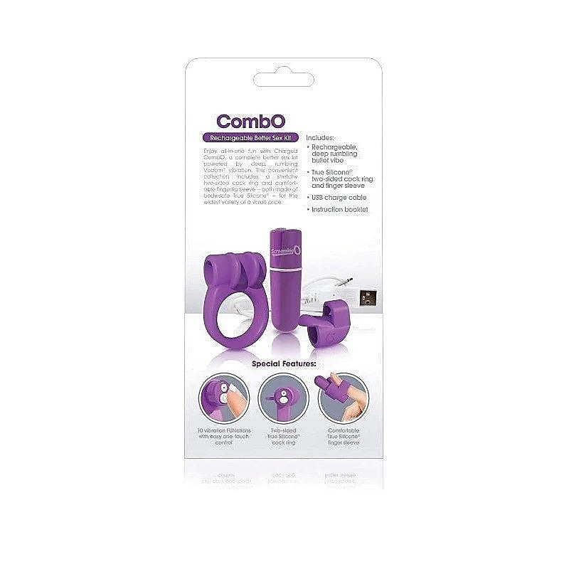 Charged CombO Purple by Screaming O - Sex Kits