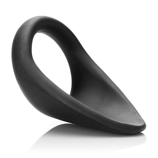 Tantus Beginner C-Sling Black Stretchy Cock Ring