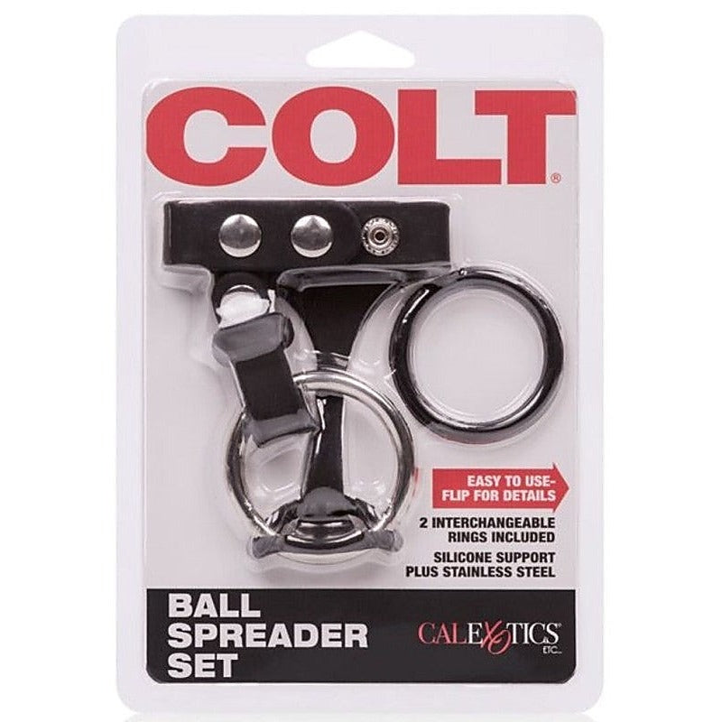 Colt Adjustable Male Pleasure Ball Spreader Set - Ball and Cock Toys
