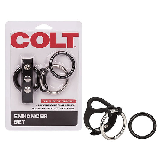 Colt Multi Purpose Male Erections Enhancer Set - Stretchy Cock Rings