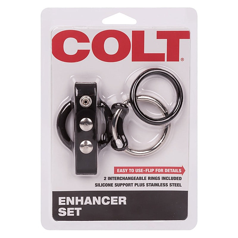 Colt Multi Purpose Male Erections Enhancer Set - Stretchy Cock Rings