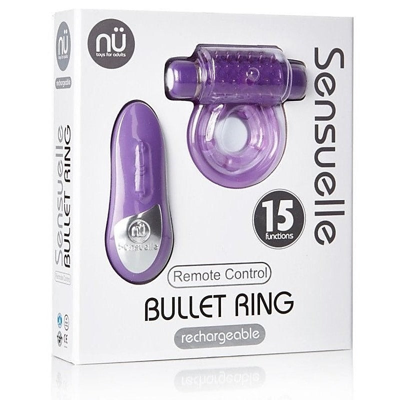 Remote Control Bullet Ring by Nu Sensuelle - Cock Rings