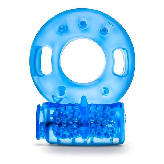 Stay Hard Vibrating Cock Rings 2 Pack Blue