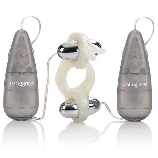 CalExotics Rockin' Rabbit Dual Vibrating Cock Ring - Cock Rings