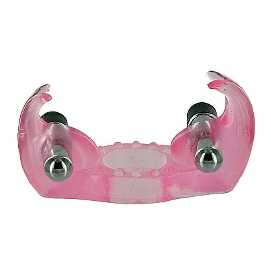 Trinity Vibes Dual Rabbits Vibrating Cockring - Cock Rings