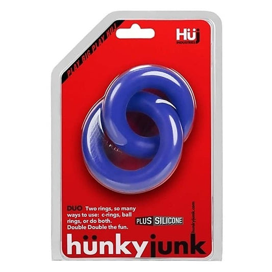 Hunkyjunk DUO Linked Cock/Ball Rings