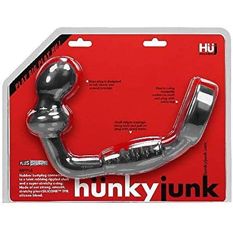 Hunkyjunk RIPPLE Dual-Stimulation Silicone Asslock - Cock Rings