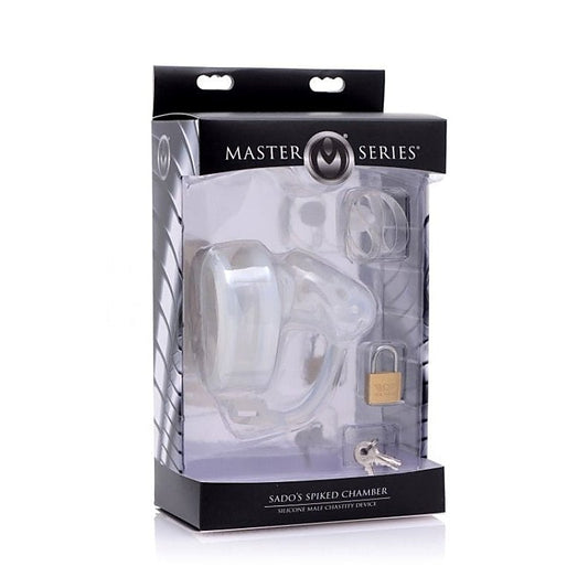 Sados Spiked Chamber Silicone Male Chastity Device - Male Chastity