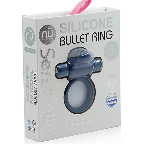 Silicone Bullet Cock Ring by Nu Sensuelle - Cock Rings