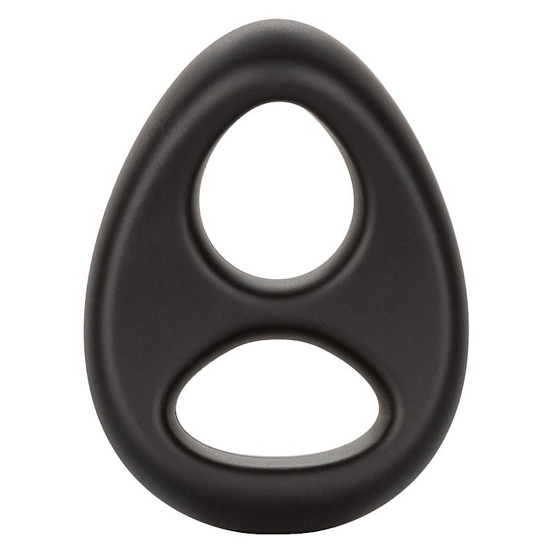 Ultra Soft Stretchy Dual Cock Ring by California Exotics - Stretchy Cock Rings