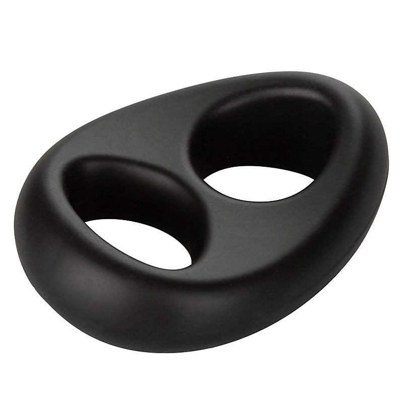 Ultra Soft Stretchy Dual Cock Ring by California Exotics - Stretchy Cock Rings