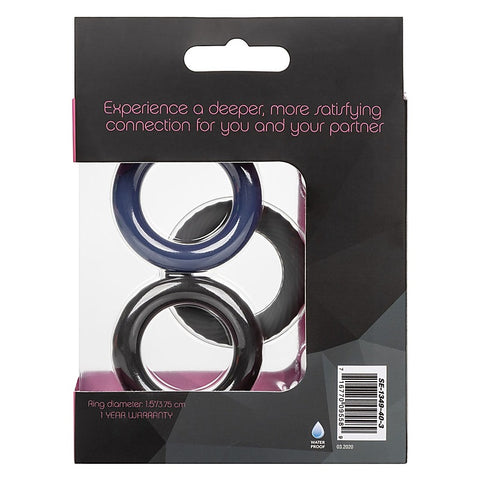 Link Up Ultra-Soft Extreme Stretchy Cock Ring Set - Cock Rings