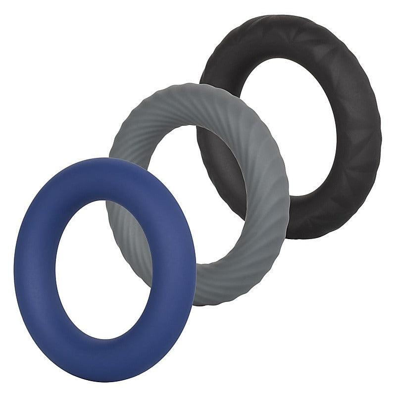Link Up Ultra-Soft Extreme Stretchy Cock Ring Set - Cock Rings