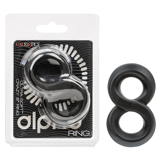 CalExotics Alpha Ultra-Soft Crazy 8 Mens Cock Ring