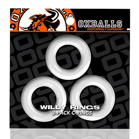 Professional Willy Rings 3 Pack by Oxballs - Stretchy Cock Rings