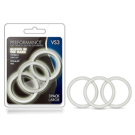 Performance VS3 Pure Premium Silicone Cock Rings Large - Cock Rings