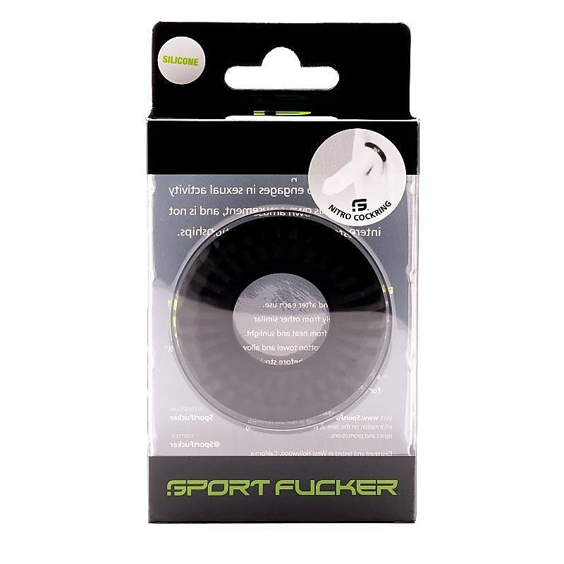 Premium Nitro Ring Black by Sport Fucker - Cock Rings