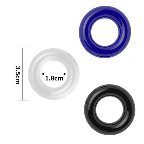 Power Plus Triple Donut Cock Ring Set by Lovetoy - Cock Rings