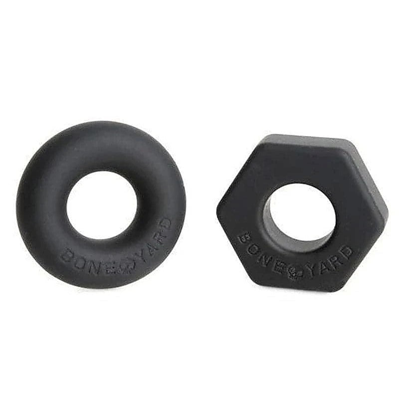 Boneyard The Nutball Super-Soft Silicone Cock Ring Set - Ball and Cock Toys