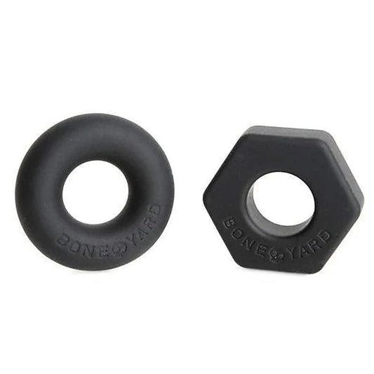 Boneyard The Nutball Super-Soft Silicone Ring Set - Ball and Cock Toys