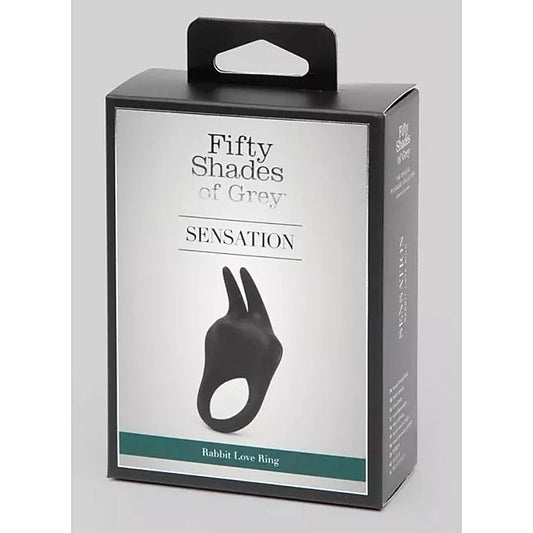 Fifty Shades Delightful Rabbit Ears Couple's Cock Ring